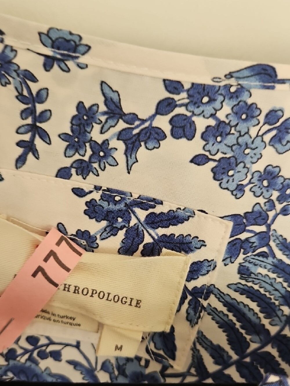 Anthropologie Somerset Maxi - M - Blue/Ivory - Picture 3 of 7